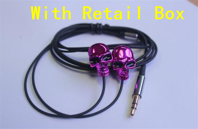 Skull Stereo Bass Earphone