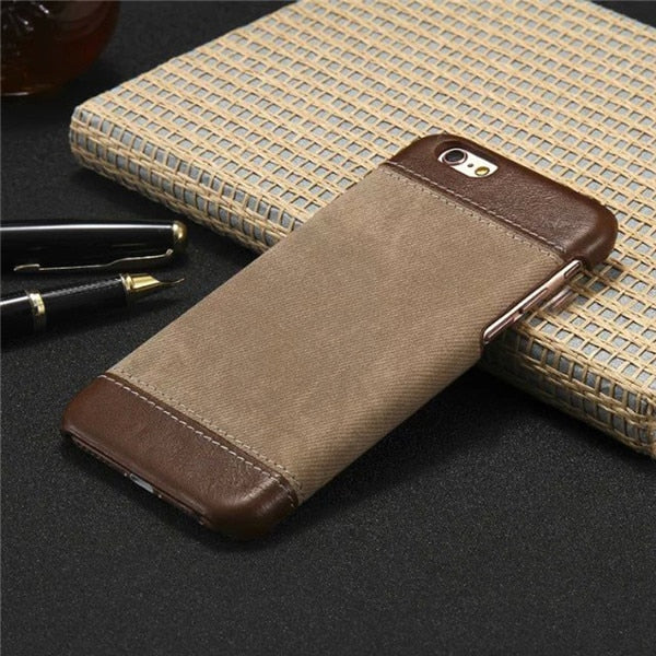 Leather + PC Phone Cases for iphone