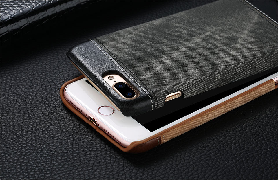 Leather + PC Phone Cases for iphone